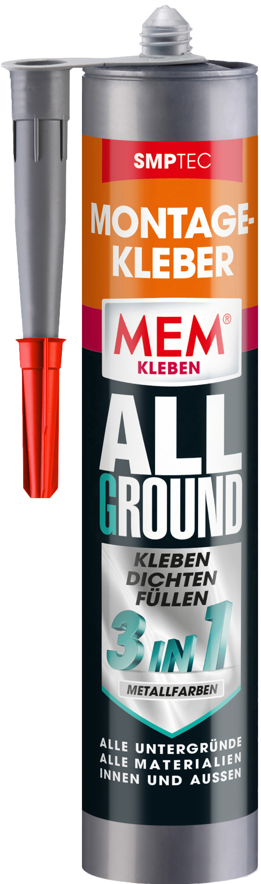 Montage-Kleber Allground 3 in 1 metallfarben