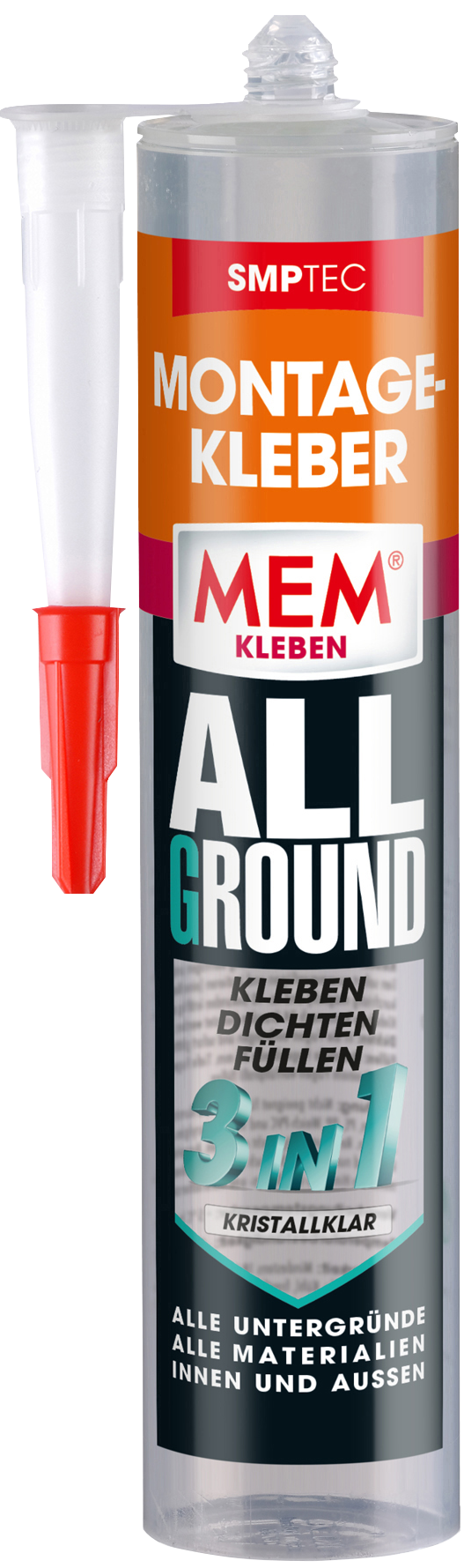 Montage-Kleber Allground 3 in 1 kristallklar