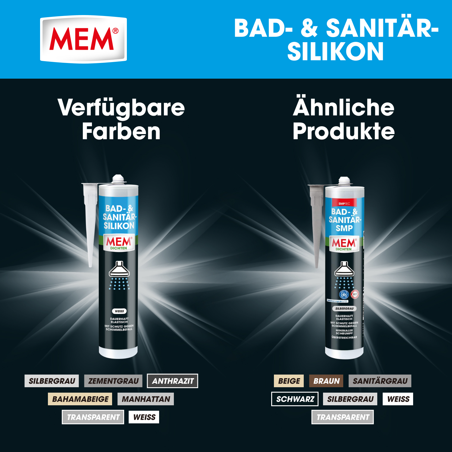 Bad- & Sanitär-Silikon Weiss