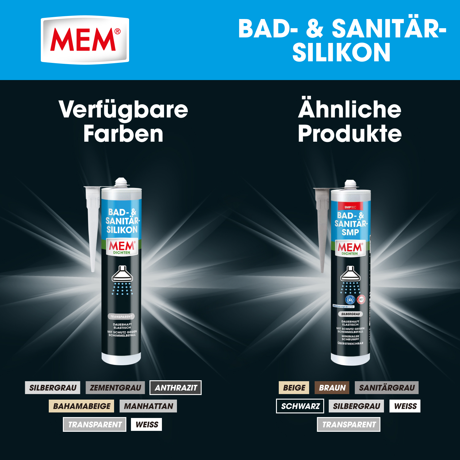 Bad- & Sanitär-Silikon Transparent