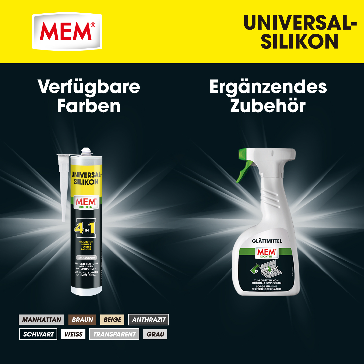 Universal Silikon 4in1 Transparent
