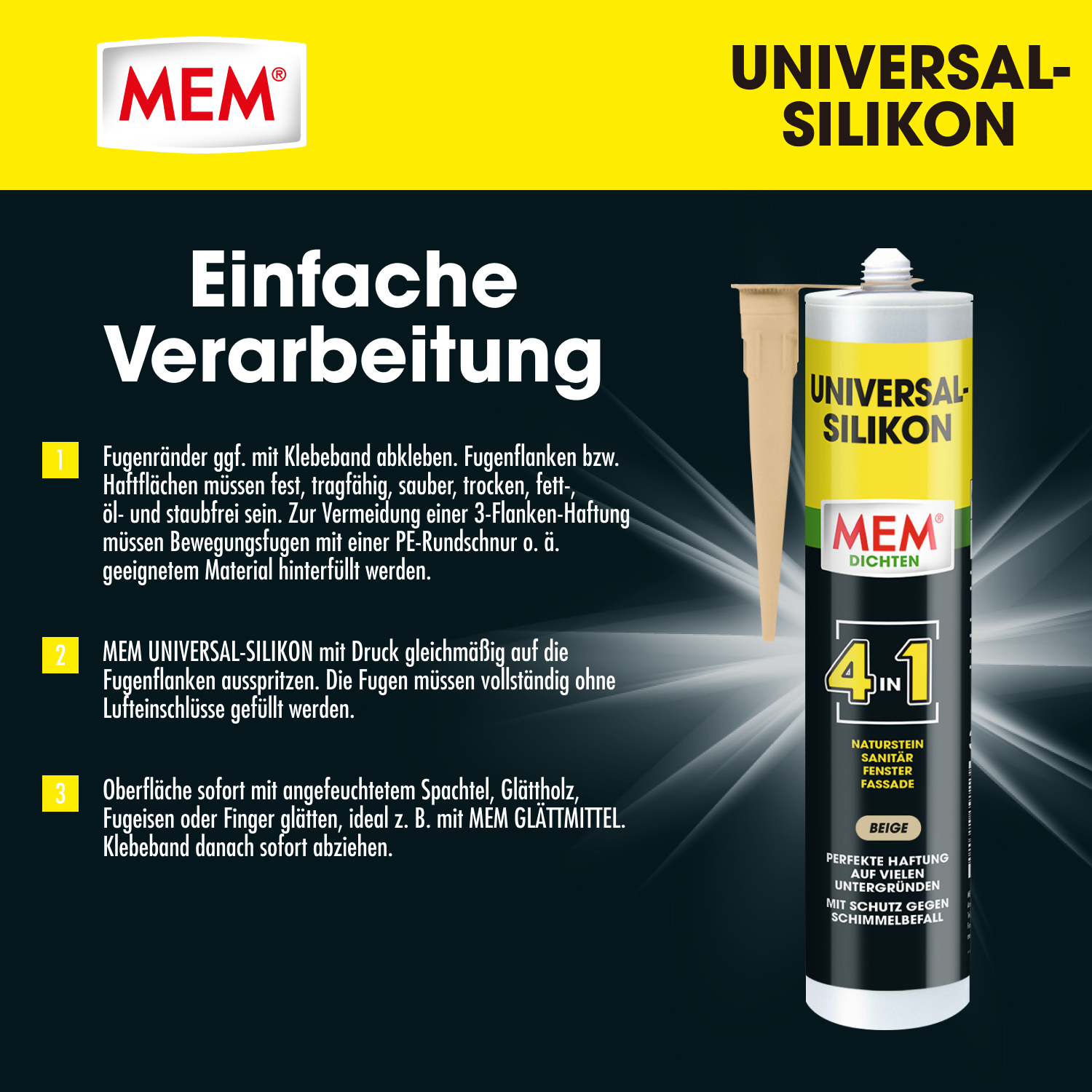 Universal Silikon 4in1 Beige