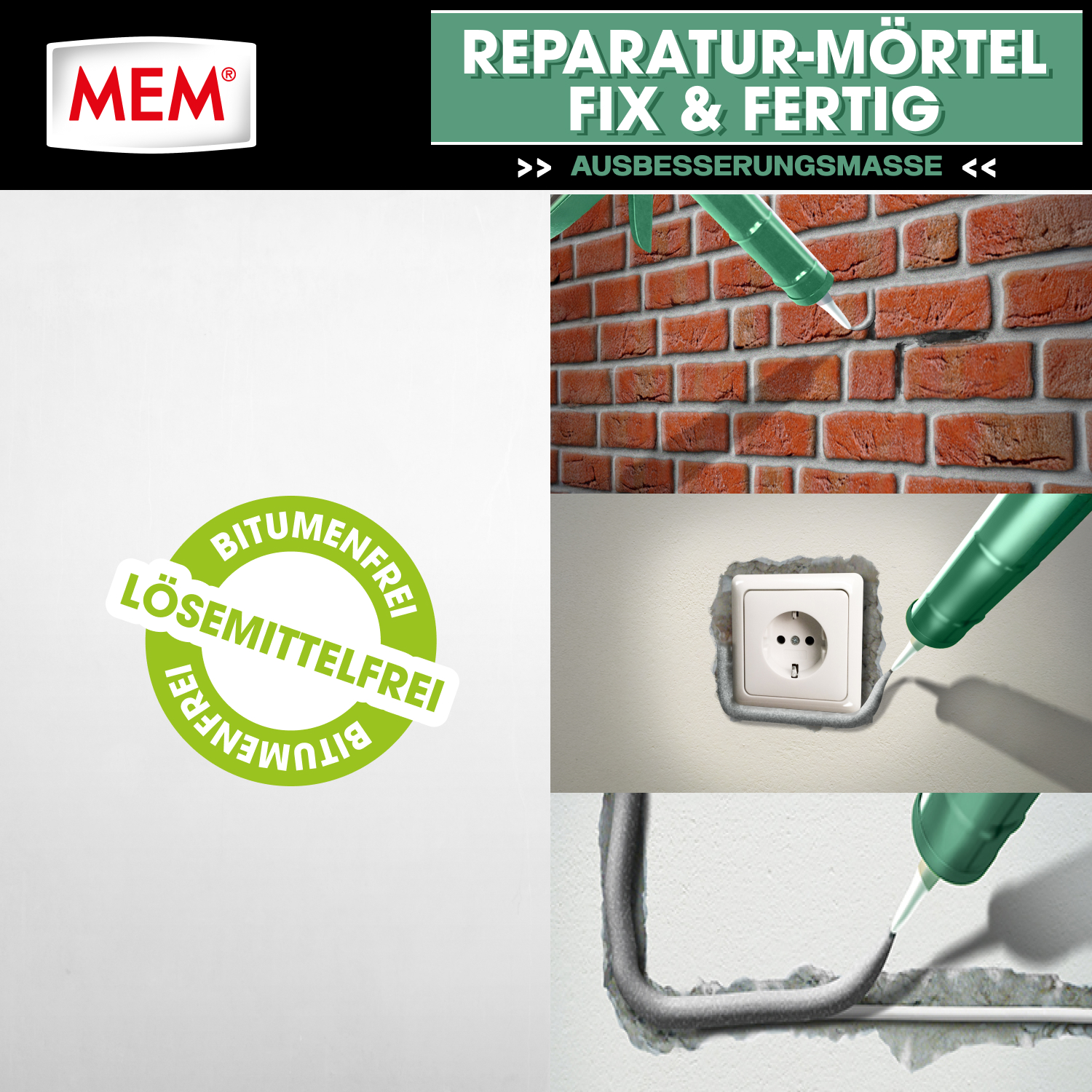 Reparatur-Mörtel Fix & Fertig