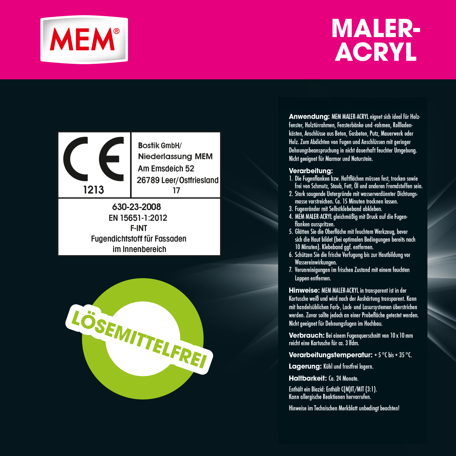 Maler-Acryl-transparent