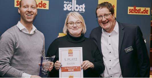 MEM gewinnt LeserAward für MEM Montage-Kleber "Allground-Turbo"