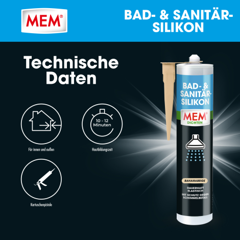 Mem DIY Germany Bad & Sanitar Silikon product image 3