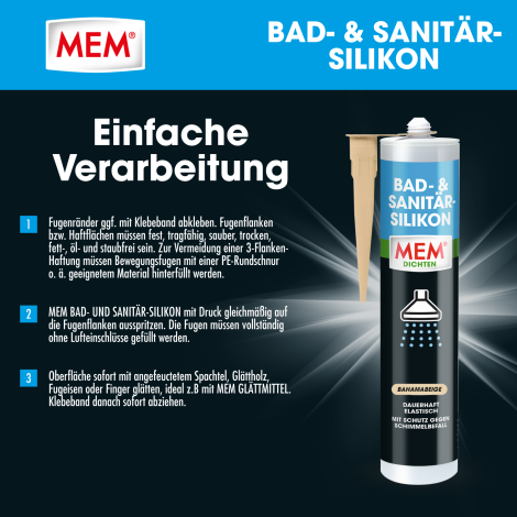 Mem DIY Germany Bad & Sanitar Silikon product image 6