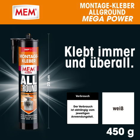 Mem DIY Germany Montage Kleber Allground Mega Power product image 2