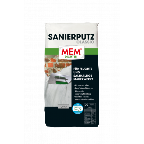 25 kg Sanierputz Classic Grau