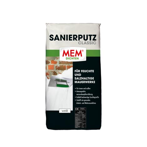 25 kg Sanierputz Classic Weiss